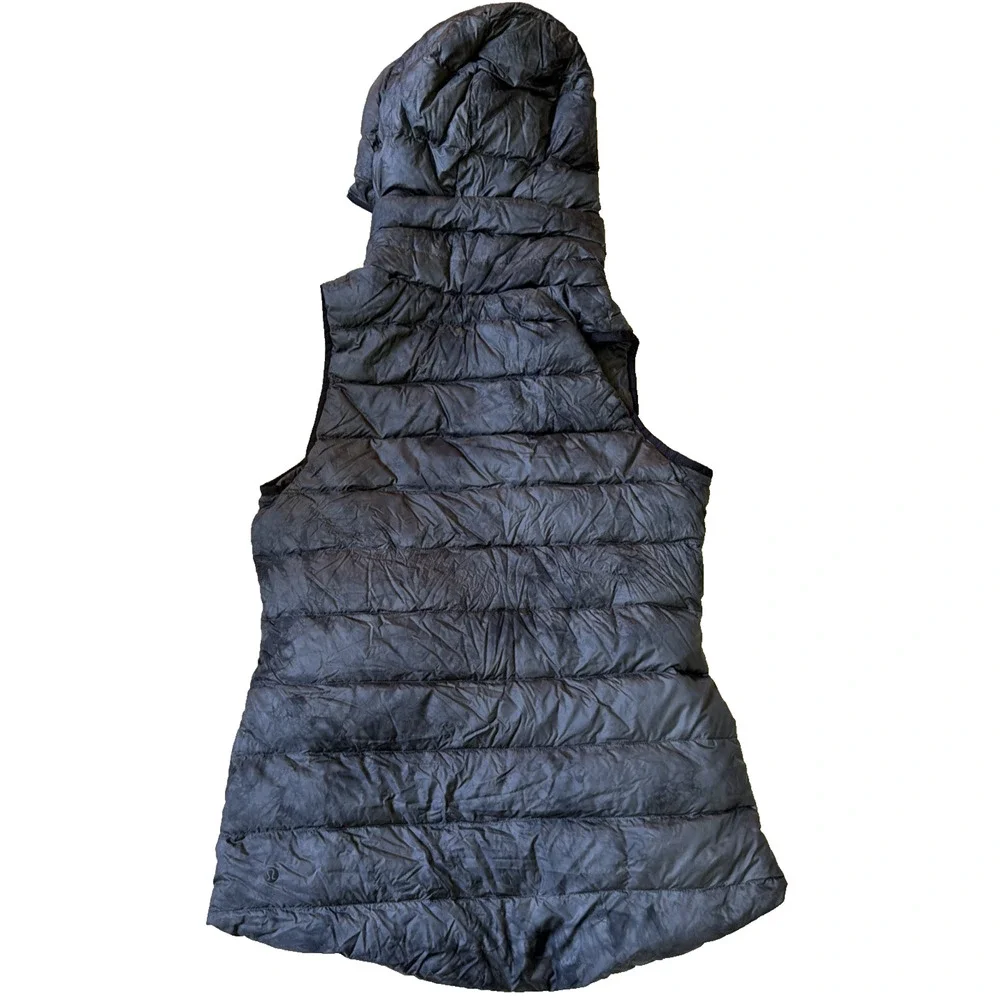 Lululemon Pack It Down Diamond Dye Hooded Vest Size 8
